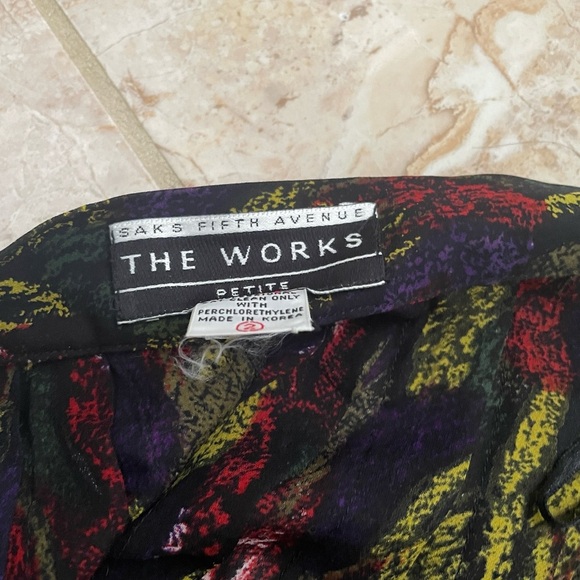 Vintage Saks Fifth Avenue 100% Silk two-piece Set - Picture 12 of 13